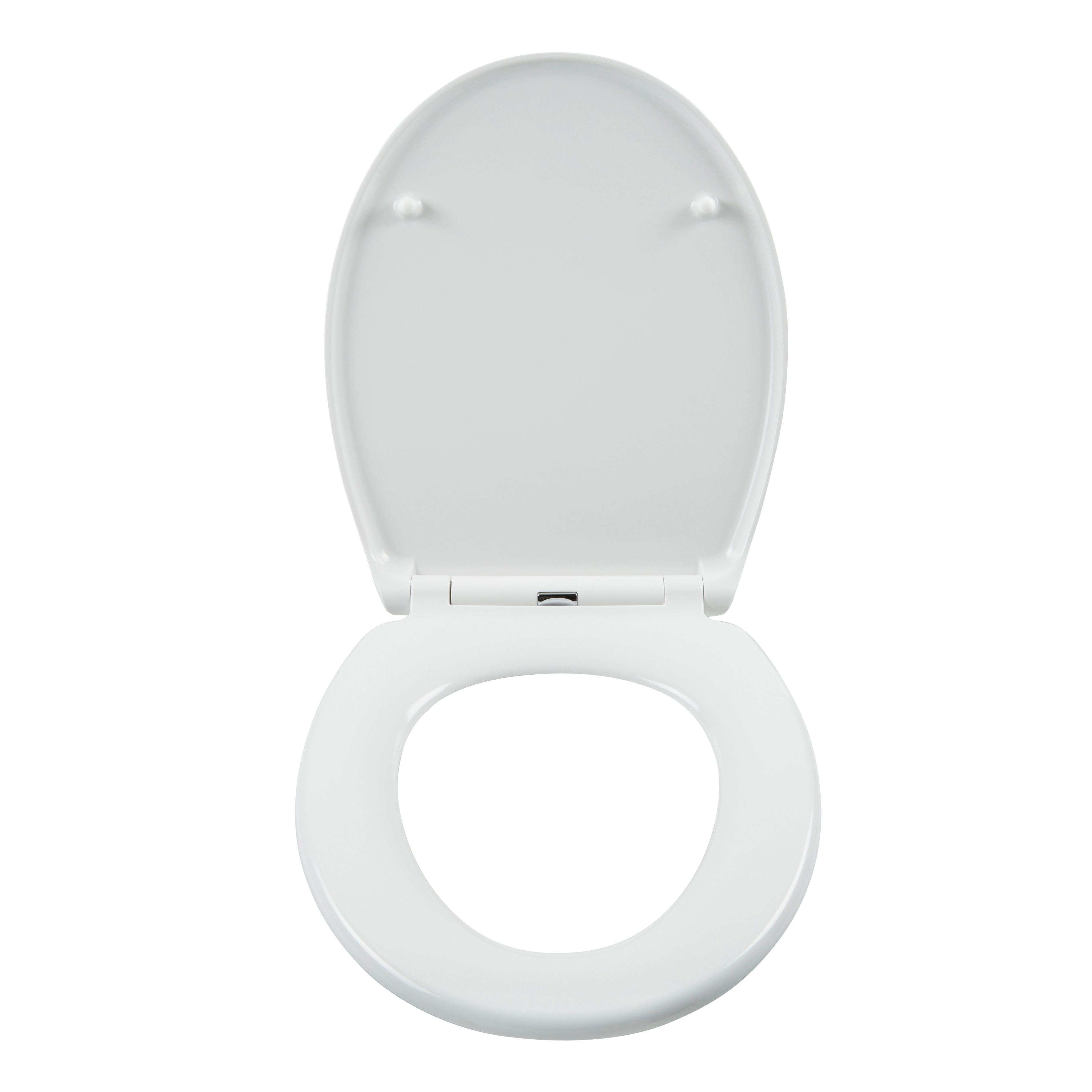 Round white on sale toilet seat