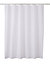 Cooke & Lewis Diani White Shower curtain (L)1800mm