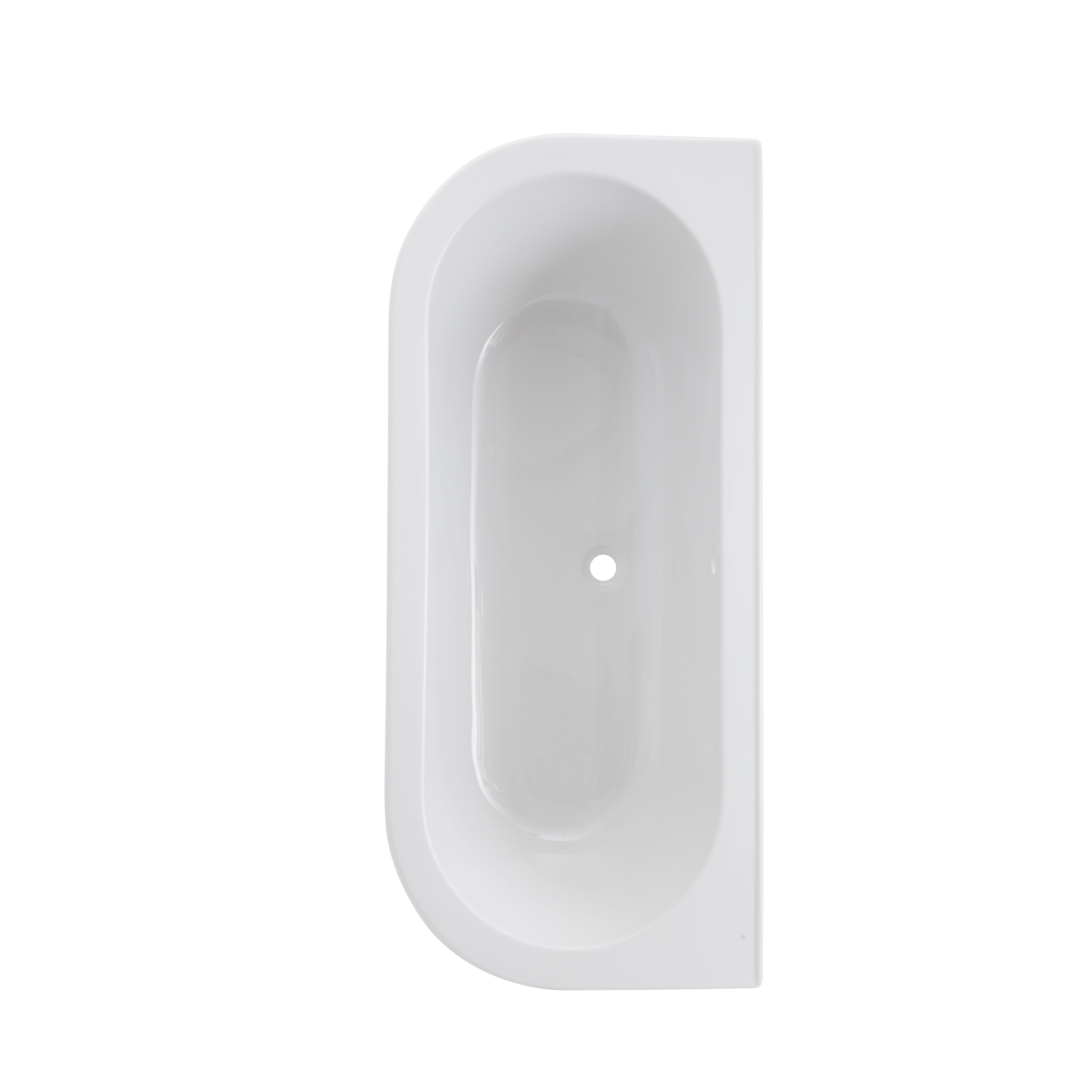 Cooke & Lewis Duchess White Oval Freestanding Bath (L)1680mm (W)740mm