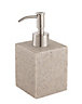 Cooke & Lewis Dvina Matt Pebble Sandstone effect Polyresin Freestanding Soap dispenser