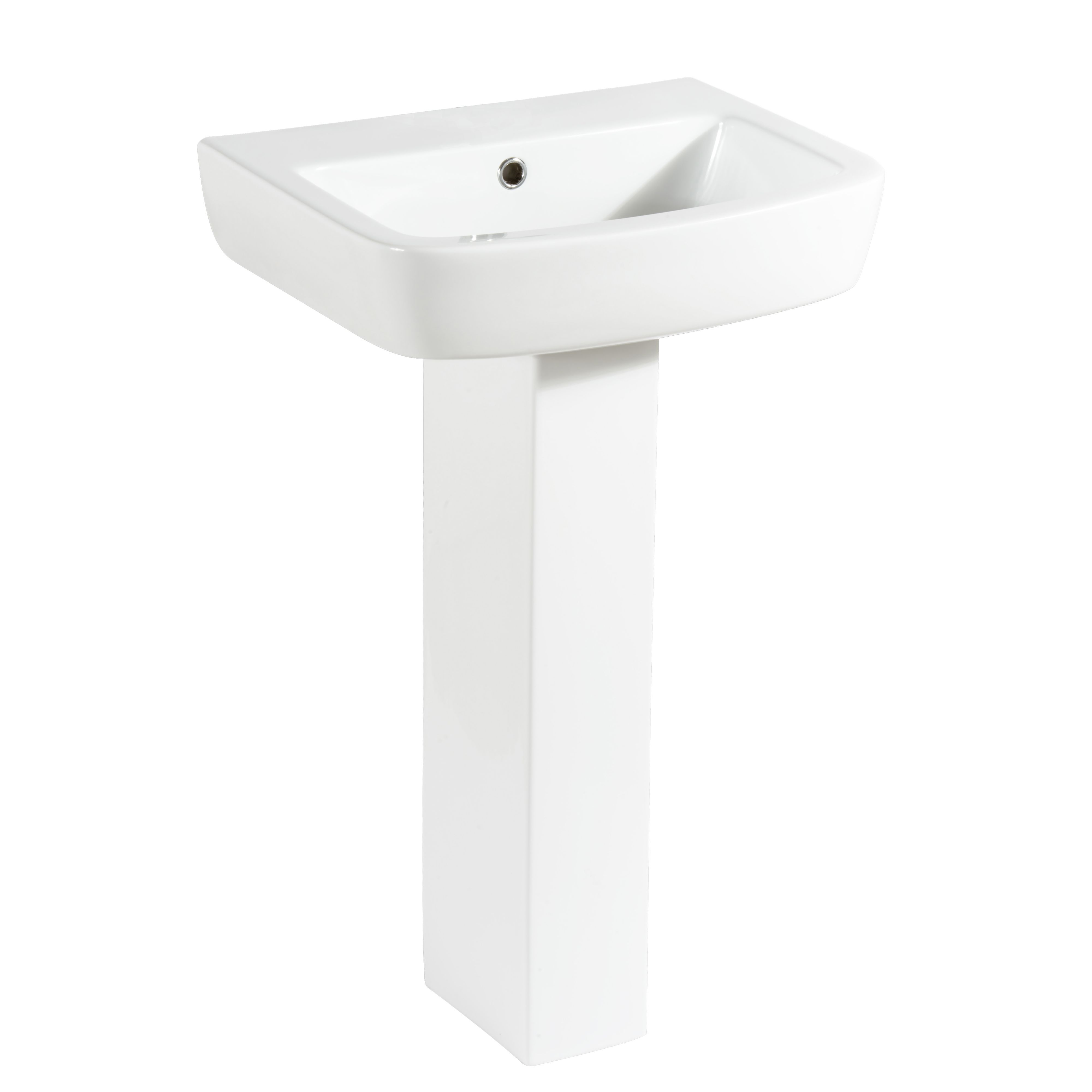 Cooke & Lewis Fabienne Close-coupled Toilet & full pedestal basin