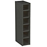 Cooke & Lewis Gloss Anthracite Style Anthracite Wine rack cabinet, (H)720mm (W)150mm