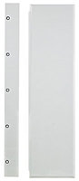 Cooke & Lewis Gloss Medium-density fibreboard (MDF) & vinyl White Front Bath panel (W)1700mm