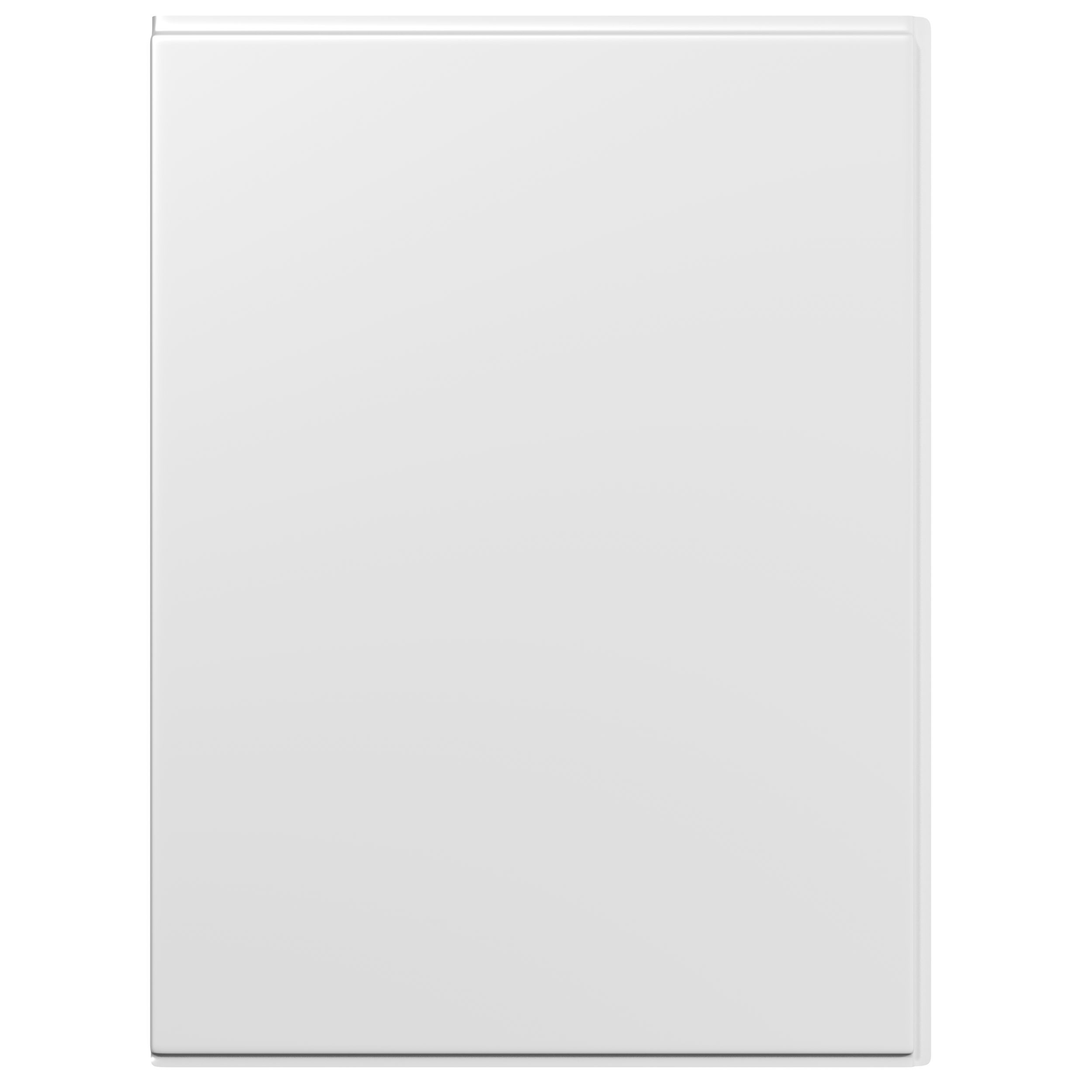 Cooke & Lewis Gloss White Straight Front Bath panel (W)800mm