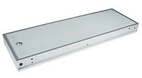 Cooke & Lewis Grey Mains-powered Fluorescent Under cabinet light (W)600mm