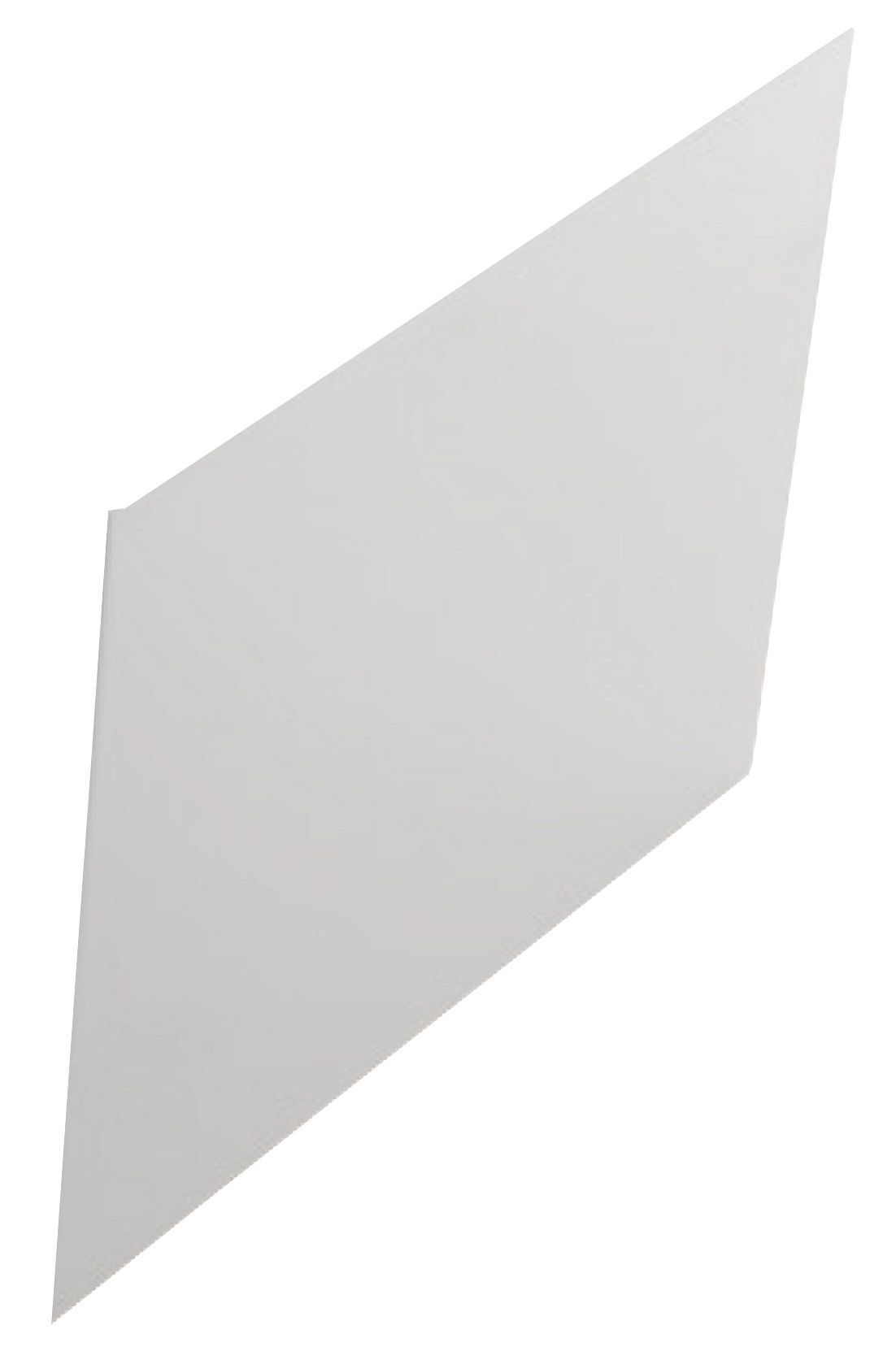 Cooke & Lewis Hadley White End Bath panel (H)51cm (W)75cm