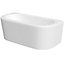 Cooke & Lewis Helena Acrylic Oval 6 Curved Bath, panel & air spa set, (L)1700mm (W)800mm