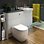 Cooke & Lewis Helena Close-coupled Toilet & full pedestal basin