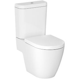 Cooke & Lewis Helena Open back close-coupled Toilet with Soft close seat