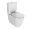 Cooke & Lewis Helena White Close-coupled Toilet with Soft close seat