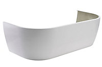 Cooke & Lewis Helena White Front Bath panel (W)1700mm