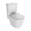Cooke & Lewis Helena White Open back close-coupled Toilet with Soft close seat