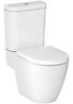 Cooke & Lewis Helena White Open back close-coupled Toilet with Standard close seat
