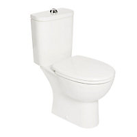 Cooke & Lewis Helston Close-coupled Toilet with Soft close seat