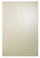 Cooke & Lewis High Gloss Cream Clad on base panel (H)900mm (W)594mm