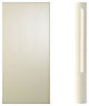 Cooke & Lewis High gloss Cream Curved Wall pilaster, (H)757mm
