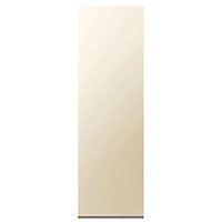 Cooke & Lewis High Gloss Cream Tall Larder Clad on panel (H)2280mm (W)640mm