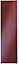 Cooke & Lewis High Gloss Red Dresser Clad on panel (H)1342mm (W)359mm