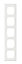 Cooke & Lewis High Gloss White Gloss White Tall Wine rack frame, (H)900mm (W)150mm