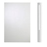 Cooke & Lewis High Gloss White Pilaster, (H)900mm (W)70mm