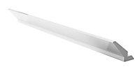 Cooke & Lewis High gloss White Straight Cornice, (L)3000mm (H)75mm