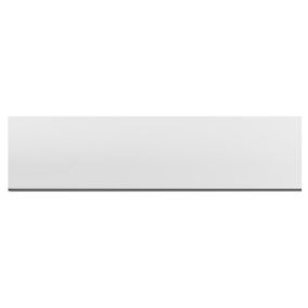 Cooke & Lewis High-impact polystyrene (HIPS) White Straight Front Bath panel (W)1500mm