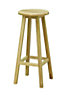 Cooke & Lewis Highworth Oak effect Bar stool