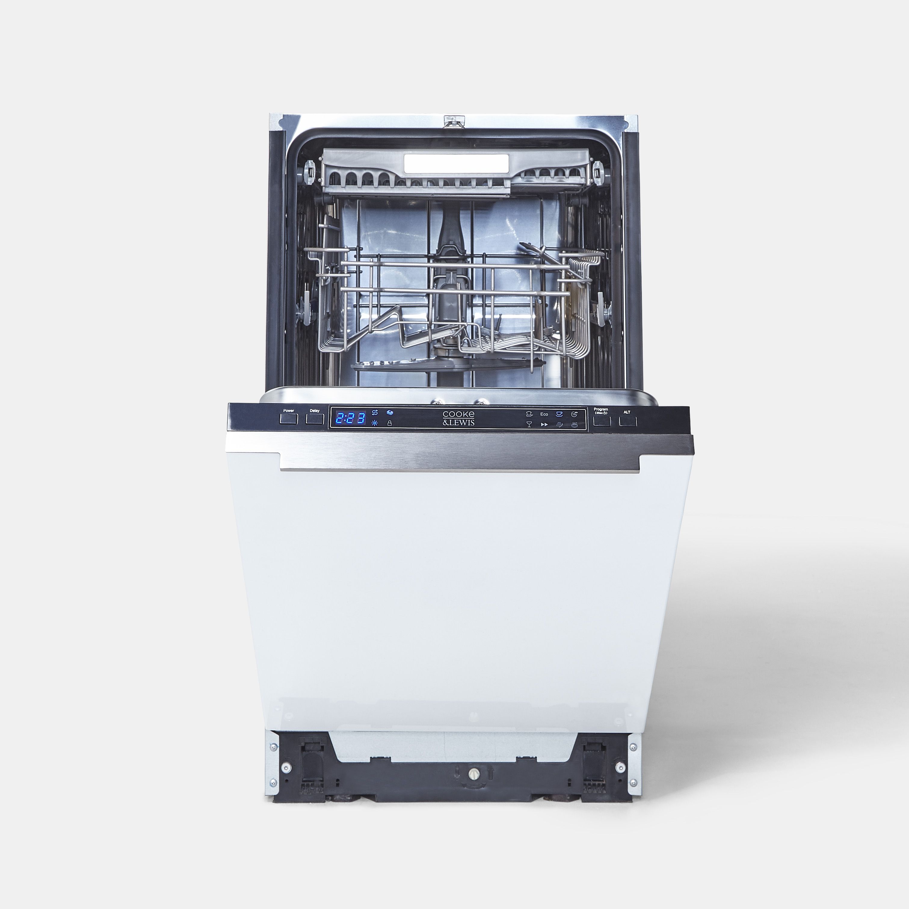Cooke Lewis Integrated Slimline Dishwasher Black Tradepoint