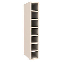 Cooke & Lewis Ivory Tall Wine rack cabinet, (H)900mm (W)150mm
