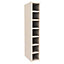 Cooke & Lewis Ivory Tall Wine rack cabinet, (H)900mm (W)150mm