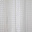 Cooke & Lewis Lacha Clear Waffle Shower curtain (L)1800mm