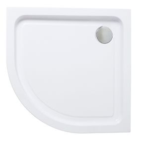 Cooke & Lewis Lagan Quadrant Shower tray (L)900mm (W)900mm (H)150mm