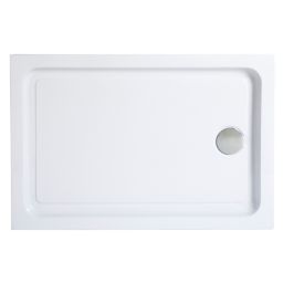 Cooke & Lewis Lagan Rectangular Shower tray (L)1200mm (W)800mm (H)150mm