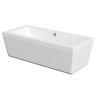 Cooke & Lewis Lana White Acrylic Rectangular Freestanding Bath (L)1700mm (W)750mm