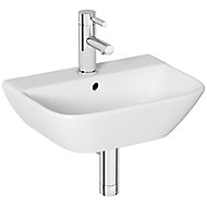 Cooke & Lewis Lanzo Square Wall-mounted Cloakroom Basin