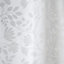 Cooke & Lewis Ledava White & Silver Leaf Shower curtain (L)1800mm