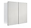 Cooke & Lewis Lesina White Double Cabinet with Mirrored door (H)500mm (W)600mm