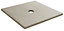 Cooke & Lewis Liquid Grey Square Shower tray (L)90cm (W)90cm (H)4cm