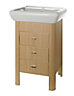 Cooke & Lewis Luciana Countertop & wash stand unit Basin & unit