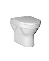 Cooke & Lewis Luciana White Back to wall Toilet with Soft close seat