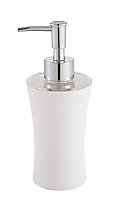 Cooke & Lewis Manza Matt White Plastic Freestanding Soap dispenser