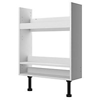 Cooke & Lewis Marletti Gloss White Cabinet (H)85.2cm (W)60cm