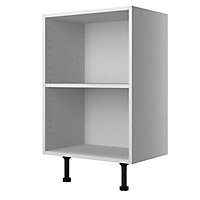 Cooke & Lewis Marletti Gloss White Corner base Cabinet (W)500mm (H)852mm