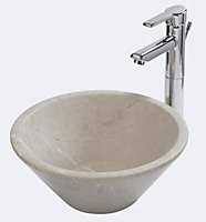 Cooke & Lewis Modular furniture Marble Vase Counter top Basin