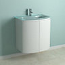 Cooke & Lewis Modular furniture White Vanity unit (H)68.7cm (W)66.4cm