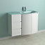 Cooke & Lewis Modular furniture White Vanity unit (H)68.7cm (W)96.4cm