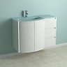 Cooke & Lewis Modular furniture White Vanity unit (W)964mm
