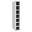 Cooke & Lewis Mussel Tall Wine rack cabinet, (H)900mm (W)150mm