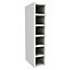 Cooke & Lewis Mussel Wine rack cabinet, (H)720mm (W)150mm