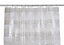 Cooke & Lewis Nakina White & Silver Mosaic Shower curtain (L)1800mm